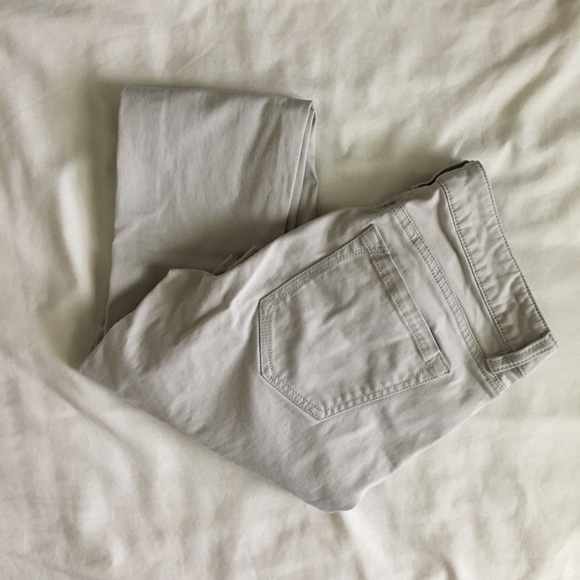 Banana Republic pale dove gray skinny chino pants - Picture 2 of 5